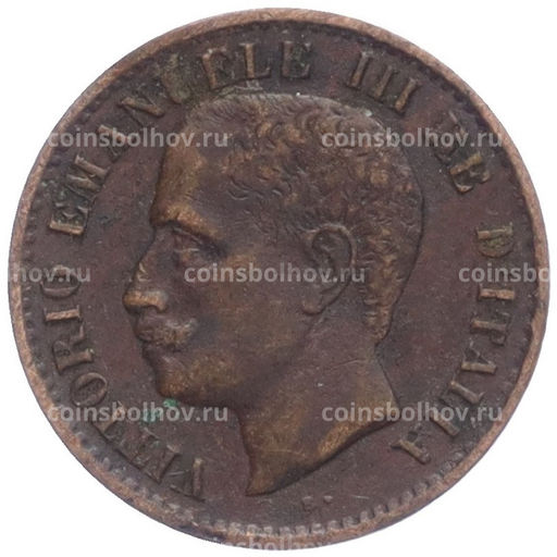 Монета 1 чентезимо 1904 года Италия
