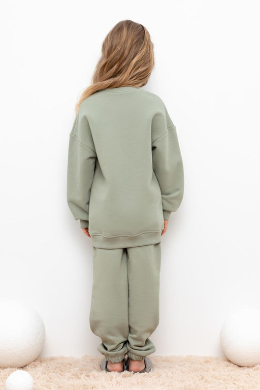 Crockid _ КР 400458/оливковый хаки к437 брюки для дев  фото 4