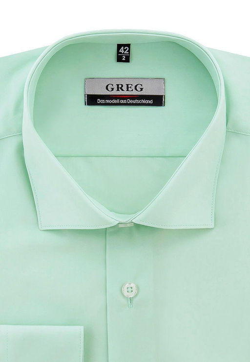 Сорочка мужская длинный рукав GREG 410/119/FR MINT  фото 4