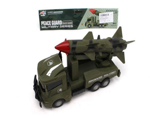 Грузовик военный инерционный с ракетной установкой, 20см (2148862) в пакете