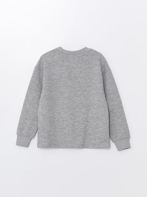 Bisiklet Yaka K?z ?ocuk Kal?n Sweatshirt