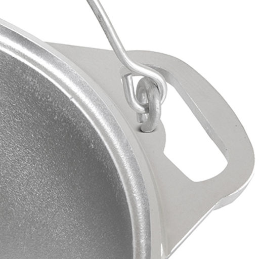 Котел алюминиевый "Походный" 6л, д28см, h15см, литой, металлическая жаропрочная крышка (Россия)