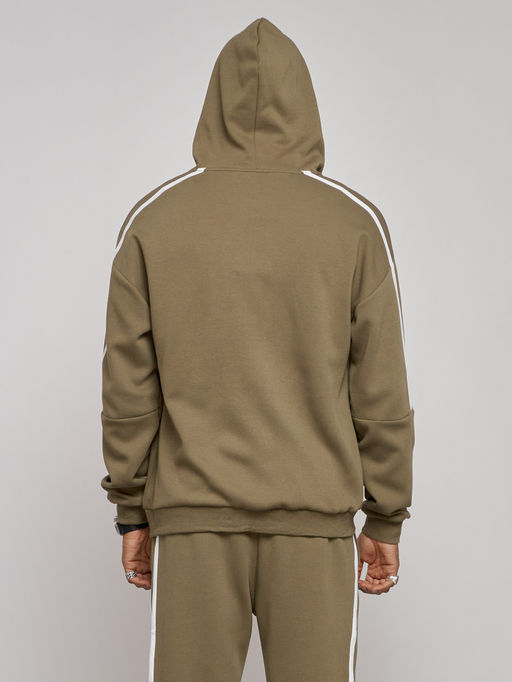 Спортивный костюм мужской трикотажный демисезонный цвета хаки 12011Kh - Mtforce фото 22