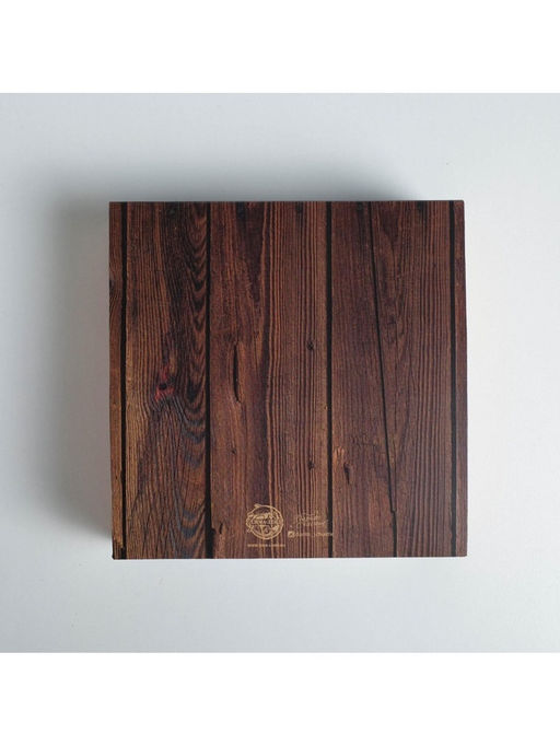 Цена за 5 шт. Коробка под 9 конфет с ячейками Дерево 14,5 х 14,5 х 3,5 см - Дарите счастье фото 4