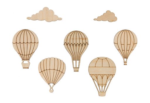 Заготовка для декорирования Mr. Carving ВД-893 Мини-набор Воздушные шары фанера 0.3 см