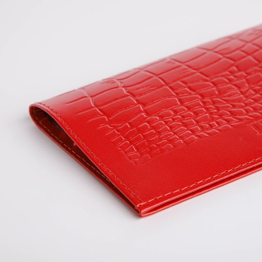 Обложка для паспорта, цвет алый - Simaland фото 4