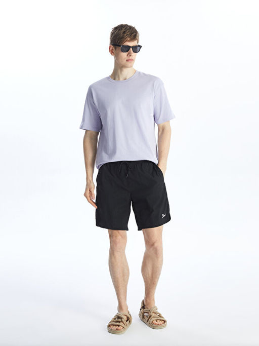 K?sa Boy Bask?l? Erkek Deniz ?ortu