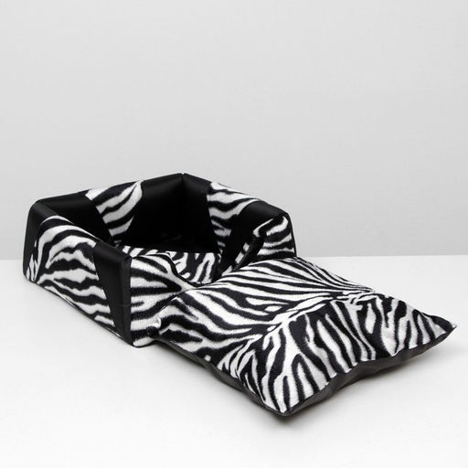 Дом-трансформер трапеция 43 х 43 х 34 см, расцветка зебра - Simaland фото 8