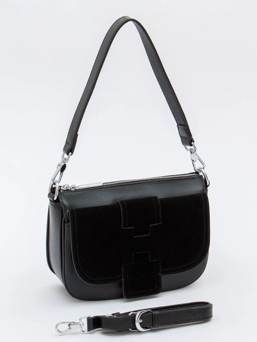 Сумка 1114CF black Polina&Eiterou