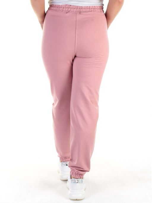 QB-84 PINK Брюки спортивные женские (95% хлопок, 5% стрейч) P&S