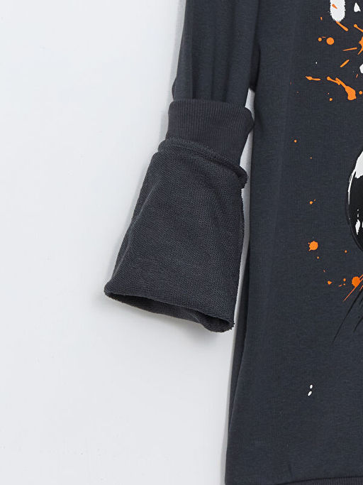 Bisiklet Yaka Erkek ?ocuk Sweatshirt