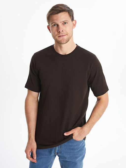 Bisiklet Yaka Penye Erkek Ti??rt