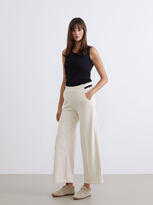 Beli Lastikli Geni? Pa?a Kad?n Pantolon