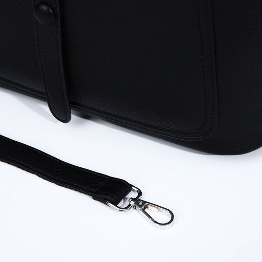 Сумка-тоут на молнии, 2 наружных кармана, цвет чёрный - Simaland фото 6