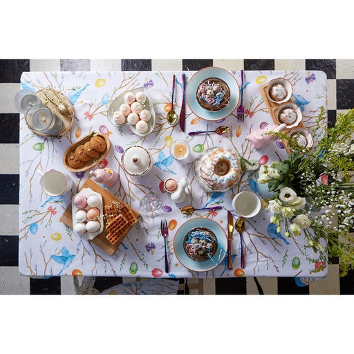 Скатерть Доляна Happy Easter 110×144 см, 100% хлопок, 164 г/м²