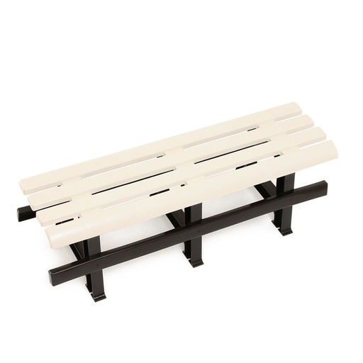 Лавочка садовая «Альтернатива», 120×40×42 см, пластик, МИКС