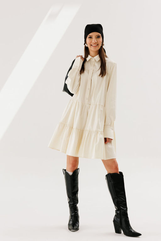 Платье NIKVA н707-1 сливочный