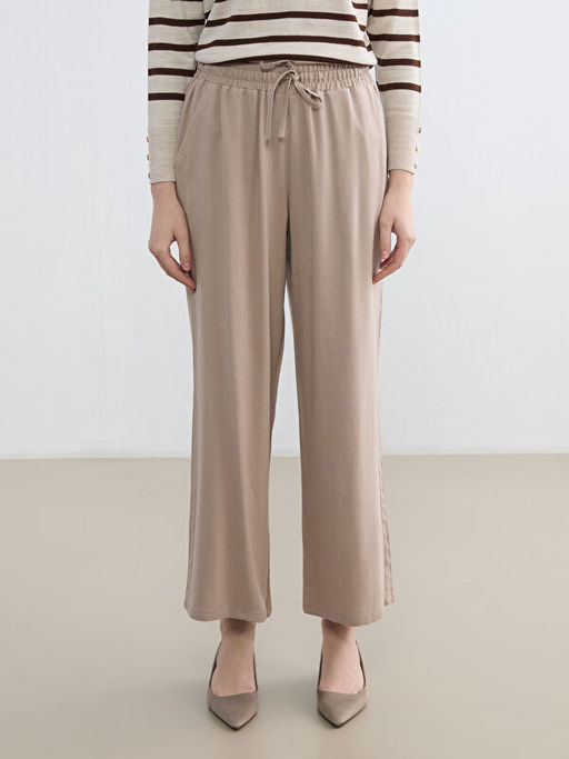 Beli Lastikli Geni? Pa?a Kad?n Pantolon