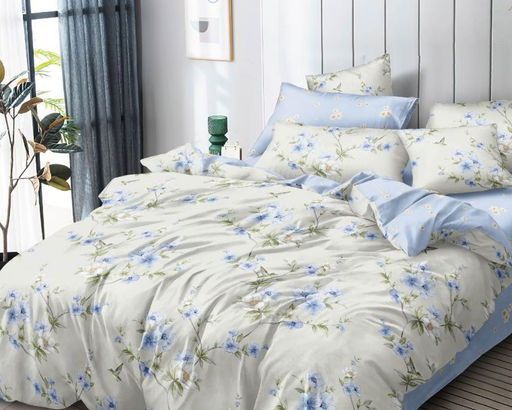 Постельное белье поплин эксклюзив на молнии - Салимата 2 сп. (нав.50х70)