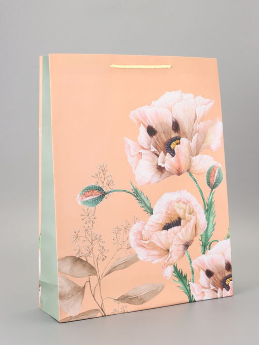 Цена за 2 шт. Пакет подарочный ламинированный «Самой лучшей» 33×42.5×10 см