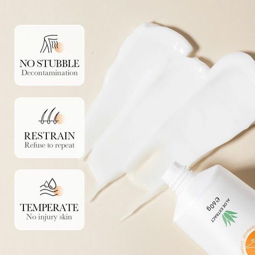 Крем для удаления волос BIOAOUA не раздражает кожу, нежный крем для удаления волос с алоэ вера - Laikou фото 4