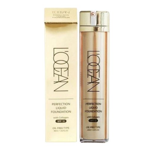 Locean Тональная основа / Perfection Liquid Foundation With Collagen, 23 Natural Beige