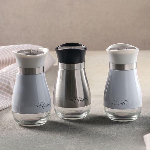 Солонка «Сияние», 5.5×5×11 см, стекло, МИКС