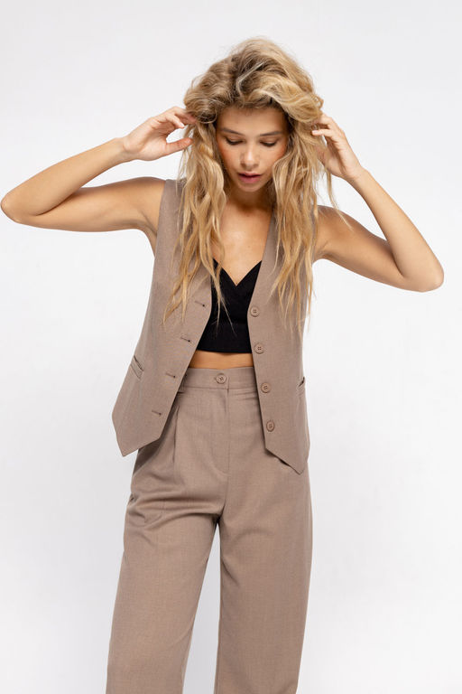 Жилет Pirs 4640 бежевый  фото 2