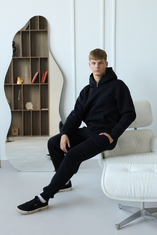 С НАЧЕСОМ футер 3х нитка Костюм мужской утепленный - Knitka wear фото 3