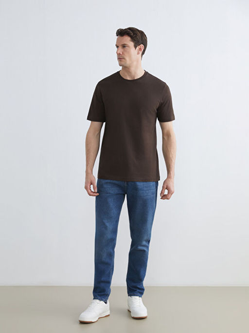 Bisiklet Yaka Penye Erkek Ti??rt