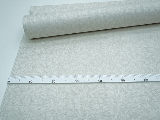 Полульняной жаккард Перепев цв.св.бежево-серый, ш.1.6м, лен-50%, хлопок-50%, 210гр/м.кв - Купава фото 5