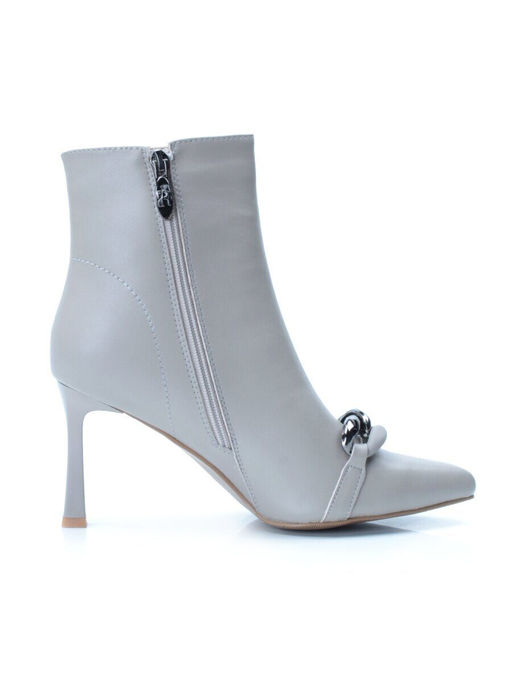 01-PCM343-3 GRAY Ботинки демисезонные женские (натуральная кожа, байка) - Фабричный китай фото 10