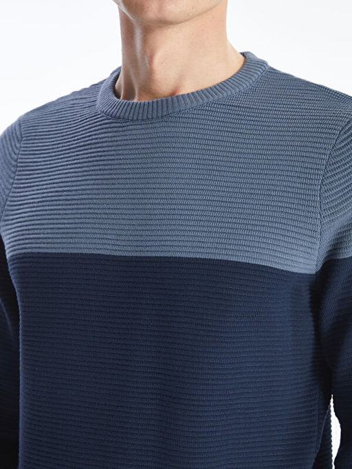 Bisiklet Yaka Erkek Triko Kazak