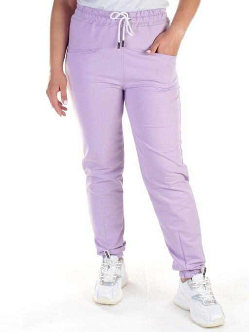 QB-84 Брюки спортивные женские (95% хлопок, 5% стрейч) P&S - Фабричный китай фото 8