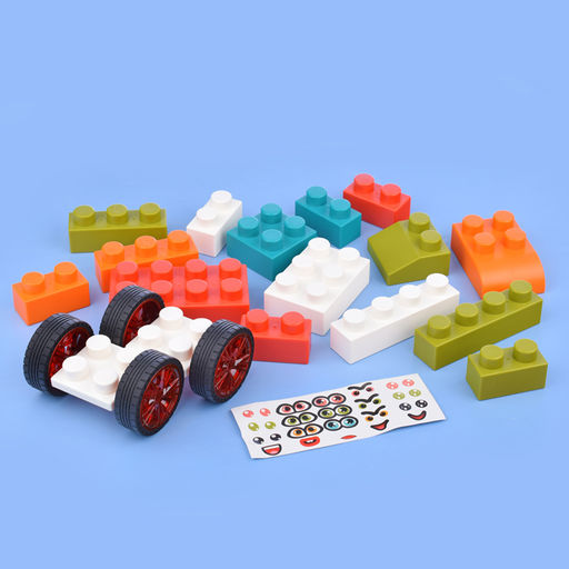 Конструктор "Строим сами" (17 дет.) в коробке