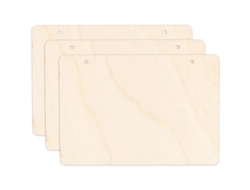 Заготовка для декорирования Mr. Carving ВД-725 Набор табличек фанера 0.3 см 3 шт Овальные (12.5см)  фото 7