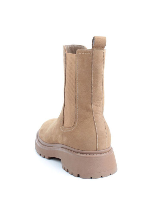 01-80158-G75-4 LT. BROWN Ботинки демисезонные женские (натуральная замша, байка) - Фабричный китай фото 6