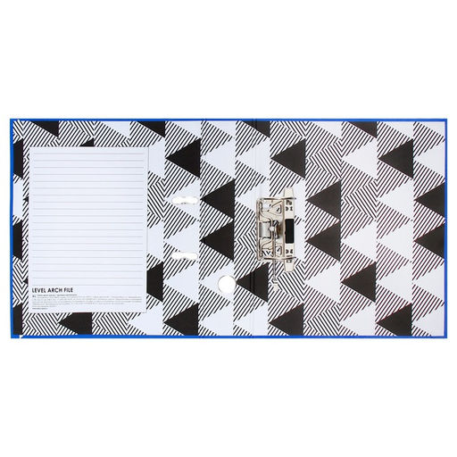 Пaпкa-регистратор А4 75мм Calligrata ламинированная, джинсовый синий  фото 6