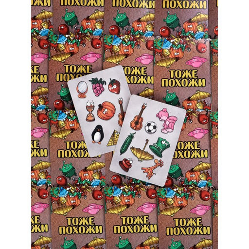 Карточная игра для взрослых и детей Тоже похожи, 55 карточек - Simaland фото 3