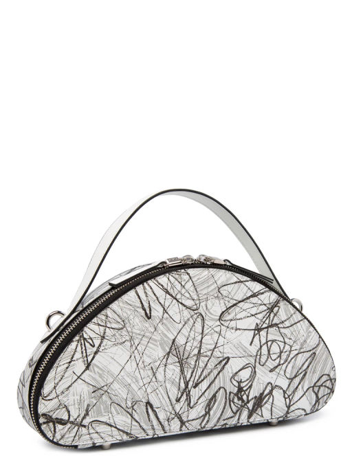 Сумка ELEGANZZA Z9644-9156 white/black  фото 2