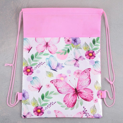 Мешок для обуви «Бабочки» (полиэстер) 41×30 см