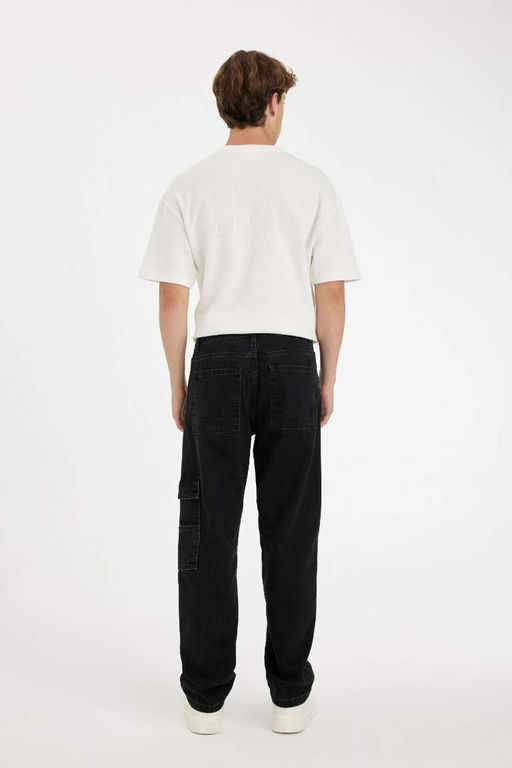 Широкие джинсовые брюки Relax Fit - Defacto фото 7