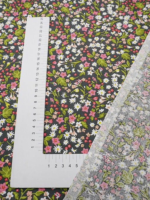 Бязь "Весенний мильфлер", ш.1.5м, хлопок-100%, 120гр/м.кв