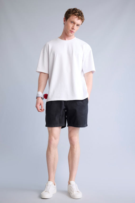 %100 Pamuk Relaxed Fit Bermuda Jean _ort - Defacto фото 2