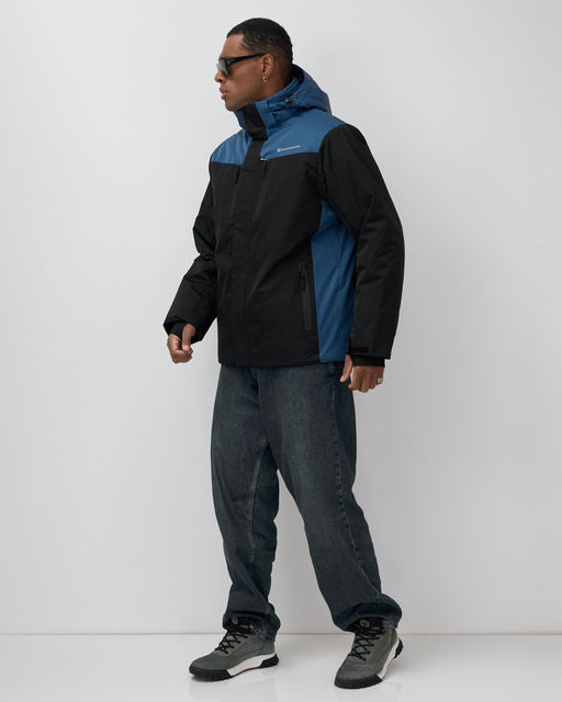 Горнолыжная куртка мужская зимняя черного цвета 7611Ch - Mtforce фото 15