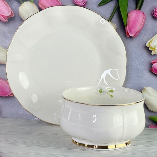 133-362 Набор 6 салатников 12см и 6 тарелок 19см MULTICOLOR в под.уп.(х4)Фарфор - Lenardi фото 3