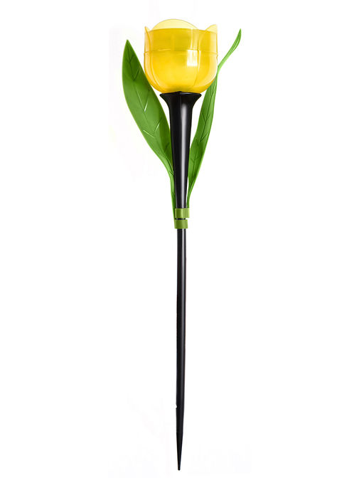 USL-C-651/PT305 TULIP SET 24 Садовый светильник на солнечной батарее Тюльпан, в составе набора из 24 шт. Белый свет. 1*LR аккумулятор в/к. IP44. TM Uniel. - Volpe фото 4