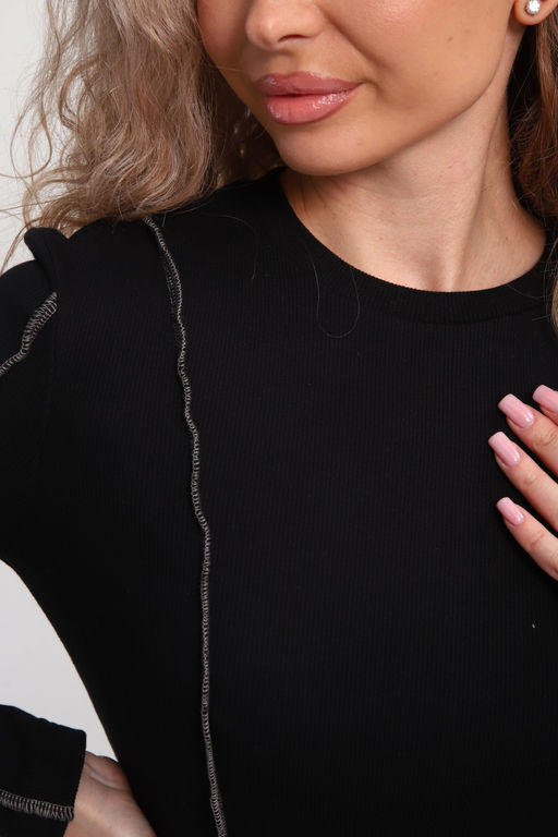 Платье женское кашкорсе со швом ПлЖ-01