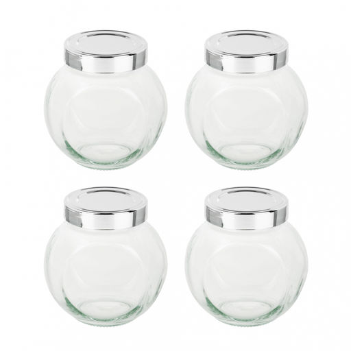 Набор банок для специй 4шт., 200мл, стекло арт. 828-332 VETTA