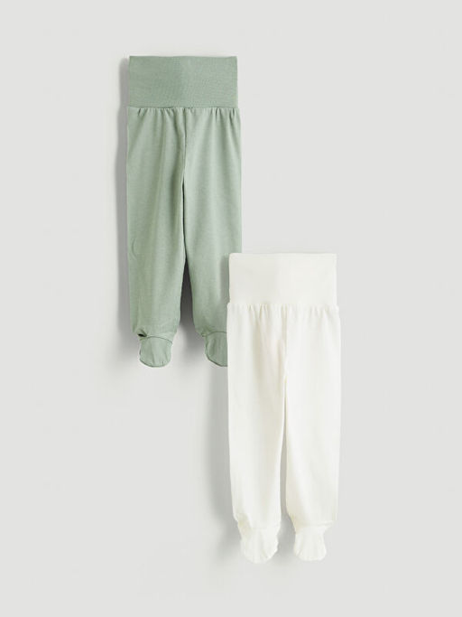 Beli Lastikli Erkek Bebek Pantolon 2li